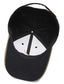 お買い得  メンズハット-男性用 帽子 ベースボールキャップ アウトドア 日常 刺しゅう レタード 携帯用 高通気性 ブラック