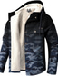 cheap Men&#039;s Jackets &amp; Coats-Men&#039;s Coat Hoodie Pocket Green Fashion Sports &amp; Outdoor Fall &amp; Winter