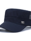 billige Hatter til herrer-Herre Hatt Baseballcaps Flat lue Trucker Hat utendørs Daglig Justerbar spenne Ren farge Bærbar Pustende Svart