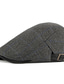 ieftine Pălării Bărbați-Bărbați Pălărie Beretă Bască Flat Stradă Zilnice Sfârșit de săptămână Buzunar reglabil Imprimeu Plisat Portabil Confort Modă Negru