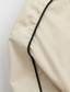 Χαμηλού Κόστους Ανδρικά Μπουφάν &amp; Παλτό-Ανδρικά Casual Jacket Ανθεκτικό Καθημερινά Καθημερινά Ρούχα Διακοπές Να πάω Φερμουάρ Χωρίς Γιακά Ανατομικό Χαλάρωση Σακάκι Εξωτερικά ενδύματα Συμπαγές / Απλό χρώμα Τσέπη Μπεζ Μαύρο