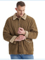 cheap Men&#039;s Jackets &amp; Coats-Men&#039;s Corduroy Jacket Sherpa jacket Outdoor Winter Coat Warm Casual Jacket Solid Color Green Light Brown Black