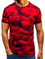 cheap Men&#039;s Casual T-shirts-Men&#039;s T shirt Tee Camo / Camouflage Crew Neck Blue Army Green Light gray Dark Gray Red Daily Holiday Short Sleeve Clothing Apparel Lightweight Casual Comfortable / Summer