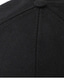 お買い得  メンズハット-男性用 帽子 ベースボールキャップ アウトドア 日常 調節可能バックル ピュアカラー 携帯用 高通気性 ブラック