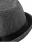 ieftine Pălării Bărbați-Bărbați Pălărie Clop Stradă Zilnice Sfârșit de săptămână Imprimeu Dunga Portabil Confort Respirabil Modă Negru