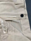 Χαμηλού Κόστους λινό παντελόνι-Ανδρικά Λευκά παντελόνια Παντελόνια Casual παντελόνι Τσέπη Ισιο πόδι Μονόχρωμο Άνεση Moale Καθημερινά Αργίες Streetwear Μείγμα Λινό / Βαμβάκι Κομψό στυλ street Στυλάτο Λευκό Μικροελαστικό