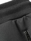 voordelige casual broek-Voor heren Sherpa Jogger Winter broek Broek Vrijetijdsbroek Zak Brief Warm Dagelijks Recreatiesport Uitgaan Streetwear Casual Rokerig grijs Zwart Micro-elastisch