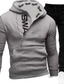 cheap Men&#039;s Hoodie Sets-Men&#039;s Hoodies Set Blue Royal Blue Red Gray Black Hooded Solid Color Color Block Zipper Pocket Daily Going out Weekend Active Streetwear Casual Winter Fall Clothing Apparel Hoodies Sweatshirts