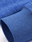 baratos suéter pulôver masculino-Homens Suéter de lã Pulôver Estriado Tricotar Tricotado Aberto para a Lateral Contemporâneo Moderno Roupa Diária Para Noite Roupa Inverno Outono Verde Azul XXL 3XL 4XL / Manga Longa / Tosão