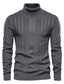 cheap Men&#039;s Pullover Sweater-Men&#039;s Turtleneck Sweater Pullover Ribbed Knit Cropped Knitted Solid Color Turtleneck Keep Warm Modern Contemporary Work Daily Wear Clothing Apparel Winter Spring &amp;  Fall Black Yellow S M L / Weekend