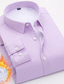 رخيصةأون قمصان فستان-الرجال اللباس قميص الصوف قميص كي الملابس أزياء الأعمال تنفس مريح