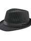 זול כובעים לגברים-בגדי ריקוד גברים כּוֹבַע כובע דלי רחוב לבוש ליום סוף שבוע דפוס פס נייד קומפורט אופנתי שחור