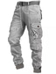 Χαμηλού Κόστους Στρατιωτικά παντελόνια-Ανδρικά Παντελόνια με τσέπες Τζόγκερ Παντελόνια Ελαστική μέση Πολλαπλή τσέπη Στρίφωμα πλευρών Συμπαγές Χρώμα Άνεση Αναπνέει Καθημερινά Streetwear Μείγμα Βαμβακιού Μοντέρνα Κλασσικό