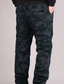 Χαμηλού Κόστους Στρατιωτικά παντελόνια-Ανδρικά Παντελόνια με τσέπες Παντελόνι Fleece Χειμωνιάτικο παντελόνι Παντελόνια Πολλαπλή τσέπη Ισιο πόδι Σκέτο Άνεση Ζεστό Causal Καθημερινά Εξόδου Αθλήματα Στυλάτο Πράσινο του τριφυλλιού Μαύρο