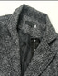 Χαμηλού Κόστους Ανδρικά Μπουφάν &amp; Παλτό-Ανδρικά Πανωφόρι Χειμερινό παλτό Μάλλινο Παλτό Εξόδου Καθημερινά Φθινόπωρο &amp; Χειμώνας Πολυεστέρας Ζεστό Εξωτερικά ενδύματα Ρούχα Θερμαντικά Σύγχρονη Σύγχρονη Συμπαγές Χρώμα Τσέπη Απορρίπτω Μονόπετο