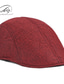 billige Hatter til herrer-Herre Hatt Baret Hat Flat lue Gate Hverdag Helg Ren Farge Ren farge Bærbar Komfort Mote Svart