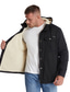 cheap Men&#039;s Jackets &amp; Coats-Men&#039;s Winter Jacket Sherpa jacket Coat Outdoor Casual Winter Coat Warm Casual Jacket Solid Color Plaid Hooded khaki Grey Black
