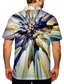 cheap 3D Polo-Men&#039;s Collar Polo Shirt Golf Shirt Optical Illusion Abstract Turndown Rainbow 3D Print Outdoor Street Short Sleeves Button-Down Print Clothing Apparel Fashion Designer Casual Breathable / Summer