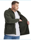 cheap Men&#039;s Jackets &amp; Coats-Men&#039;s Corduroy Jacket Sherpa jacket Outdoor Winter Coat Warm Casual Jacket Solid Color Green Light Brown Black