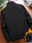 Χαμηλού Κόστους Ανδρικά Μπουφάν &amp; Παλτό-Ανδρικά Casual Jacket Για Υπαίθρια Χρήση Καθημερινά Καθημερινά Ρούχα Διακοπές Εξόδου Φερμουάρ Όρθιος γιακάς Ανατομικό Φερμουάρ μπροστά Χαλάρωση Σακάκι Εξωτερικά ενδύματα Συμπαγές Χρώμα Φερμουάρ Τσέπη