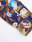 preiswerte Bedruckte Herrenhemden-Herren Hemd Graphic Klassischer Kragen Armeegrün Marineblau Purpur Casual Täglich Langarm Bekleidung Einfach