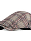 abordables Chapeaux homme-Homme Chapeau Béret Chapeau Beret Plein Air Quotidien Fin de semaine Boucle réglable Plaid Portable Confort Mode Noir