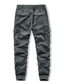 Χαμηλού Κόστους Στρατιωτικά παντελόνια-Ανδρικά Παντελόνια με τσέπες Παντελόνια Casual παντελόνι Πολλαπλή τσέπη Συμπαγές Χρώμα Άνεση Causal Καθημερινά Εξόδου 100% Βαμβάκι Κομψό στυλ street Απλός Μαύρο Πράσινο Χακί Ελαστικό