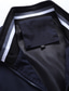 preiswerte Lässige Jacken-Herren Leichte Jacke Outdoorjacke Sommerjacke Bomberjacke Urlaub Alltagskleidung Langlebig Lässig / Alltäglich Tasche Herbst Winter Einfarbig Aufwärmen Komfort Stehkragen Regulär Schwarz Weiß Gelb