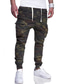 cheap Cargo Pants-Men&#039;s Cargo Pants Cargo Trousers Joggers Trousers Camo Pants Drawstring Elastic Waist Multi Pocket Camouflage Sports Outdoor Casual Black Camouflage Green Micro-elastic