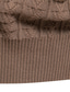 Χαμηλού Κόστους ανδρικό πουλόβερ πουλόβερ-Ανδρικά Πουλόβερ με ζιβάγκο Πουλόβερ Κοτλέ Πλέκω Με κοψίματα Πλεκτό Συμπαγές Χρώμα Ζιβάγκο Διατηρείτε Ζεστό Σύγχρονη Σύγχρονη Δουλειά Καθημερινά Ρούχα Ρούχα Χειμώνας Άνοιξη &amp; Χειμώνας Κάμελ Μαύρο Τ M