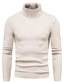 ieftine pulover pentru bărbați-Bărbați Pulover pulover Pulover cu gât rotic Striat Tricotat Decupată Tricotat Culoare solidă Guler Pe Gât Păstrați-vă cald Contemporan modern Muncă Purtare Zilnică Îmbrăcăminte Iarnă Primăvara