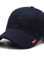 ieftine Pălării Bărbați-Bărbați Pălărie Șapcă de baseball În aer liber Zilnic Brodată Buzunar reglabil Scrisă Portabil Respirabil Negru