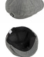 お買い得  メンズハット-男性用 帽子 ベレー帽 ストリート 日常着 週末 リベット 調節可能バックル ピュアカラー 携帯用 履き心地よい 高通気性 ファッション ブラック
