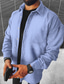 cheap Flannel Shirts-Men&#039;s Shirt Flannel Shirt Fleece Shirt Shirt Jacket Shacket Overshirt Curve Turndown Black White Red Navy Blue Blue Hot Stamping Outdoor Street Long Sleeve Print Clothing Apparel Fashion Designer