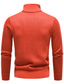 Недорогие мужской пуловер-свитер-Муж. Пуловер Рельефный узор Вязать Молния Трикотаж Контрастных цветов Половина молния Классический Сохраняет тепло Офис На каждый день Одежда Наступила зима Синий Красный M L XL / Длинный рукав