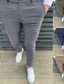 abordables Chino-Homme Chino Pantalon Pantalons de Jogging Pantalon habillé à carreaux Poche Taille elastique Treillis Confort Respirable Toute la longueur du quotidien Vacances Sortie Vêtement de rue à la mode Vert
