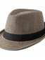رخيصةأون قبعات الرجال-رجالي قبعة قبعة الدلو شارع مناسب للبس اليومي عطلة نهاية الاسبوع طباعة شريط المحمول راحة متنفس موضة أسود
