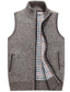 cheap Sweater Vests-Men&#039;s Sweater Vest Cardigan Sweater Zip Sweater Knit Solid Color Classic &amp; Timeless Clothing Apparel Winter Lake blue Wine M L XL