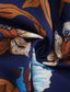 billige Skjorter med tryk til mænd-Herre Skjorte Grafisk Klassisk krave militærgrøn Navyblå Lilla Afslappet Daglig Langærmet Tøj Enkel