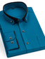 preiswerte Formelle Hemden-Herren Oberhemd Hemd Kragenhemd Meeresblau Schwarz Weiß Langarm Grafik-Drucke Umlegekragen Frühling Herbst Hochzeit Outdoor Bekleidung