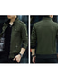 cheap Men&#039;s Jackets &amp; Coats-Men&#039;s Lightweight Jacket Summer Jacket Utility Jacket Transition Jacket Office &amp; Career Daily Wear Warm Pocket Fall Winter Solid / Plain Color Stylish Warm Ups Stand Collar Regular Black Red Khaki