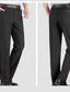 お買い得  チノパン-男性用 スーツ ズボン チノパン ポケット 平織り 履き心地よい 高通気性 オフィス ビジネス 日常 シック・モダン フォーマル ブラック ブルー ハイウエスト マイクロエラスティック