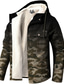 cheap Men&#039;s Jackets &amp; Coats-Men&#039;s Coat Hoodie Pocket Green Fashion Sports &amp; Outdoor Fall &amp; Winter