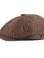 cheap Men&#039;s Hats-Men&#039;s Hat Beret Hat Street Dailywear Weekend Rivet Adjustable Buckle Pure Color Portable Comfort Breathable Fashion Black