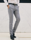 ieftine pantaloni casual-Bărbați Pantaloni Pantaloni casual Picior drept Simplu Confort Respirabil Lungime totală Modă Casual Azuriu Negru Micro-elastic