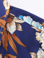 billiga Skjortor med tryck för män-Herr Skjorta Grafisk Klassisk krage Armégrön Marinblå Purpur Ledigt Dagligen Långärmad Kläder Enkel