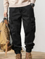 Χαμηλού Κόστους Στρατιωτικά παντελόνια-Ανδρικά Παντελόνια με τσέπες Παντελόνι Fleece Χειμωνιάτικο παντελόνι Παντελόνια Πολλαπλή τσέπη Σκέτο Ζεστό Καθημερινά Εξόδου Streetwear Κομψό &amp; Μοντέρνο Καθημερινό Πράσινο παραλλαγής Μαύρο