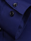 billiga Formella skjortor-Herr Skjorta Knapp upp skjorta Skjorta med krage Icke-järnskjorta Ljusrosa Svart Vit Långärmad Slät Kinakrage Vår &amp; Höst Bröllop Arbete Kläder Button-Down