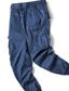 Χαμηλού Κόστους Στρατιωτικά παντελόνια-Ανδρικά Παντελόνια με τσέπες Τζόγκερ Παντελόνια Ελαστική μέση Πολλαπλή τσέπη Στρίφωμα πλευρών Συμπαγές Χρώμα Άνεση Αναπνέει Καθημερινά Streetwear Μείγμα Βαμβακιού Μοντέρνα Κλασσικό