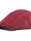 cheap Men&#039;s Hats-Men&#039;s Hat Beret Hat Flat Cap Street Dailywear Weekend Adjustable Buckle Print Plaid Portable Comfort Fashion Black